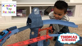Giant Egg Surprise Opening Thomas And Friends Toy Trains Risky Rails Bridge Drop