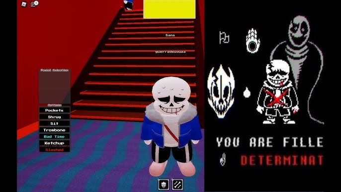 jotaro sans (game is called Underground rp on Roblox) : r/Undertale