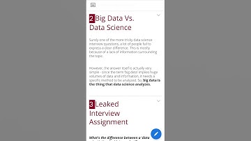 Datascience & Big Data Interview Questions #SHORTS