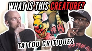 WHAT IS THIS CREATURE?! | Tattoo Critiques | Collector Submissions (ft. LeftyTattooer)
