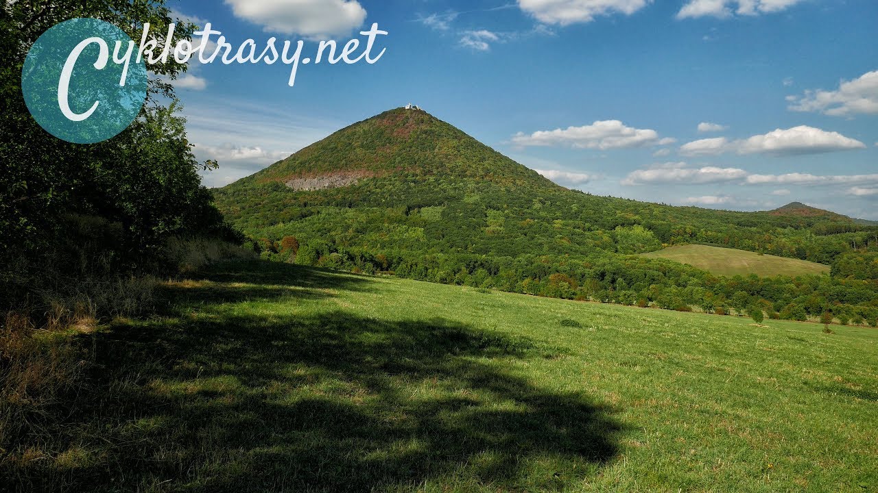 Cyklotrasy 035 -  České středohoří 2a (Přes Milešovku na Lovoš)