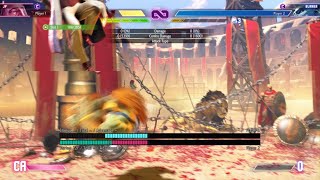 Street Fighter 6 JP Level 2 reset  SA2 setup Overhead conversion SF6