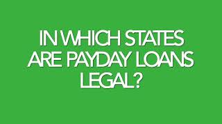 US States Where Payday Loans Are Legal | Dollar Hand