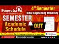Bihar Engineering University 4th Semester Schedule Released | BEU Latest Update