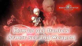 How to Get Dante's Armor Set and Weapon in Monster Hunter: World