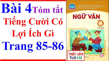 Ngữ Văn 8 Bài 4 | Tiếng Cười Có Lợi Ích Gì | Trang 85 - 86 | Chân Trời Sáng Tạo | Tóm Tắt