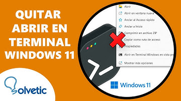 Abrir en Terminal Windows en Vista Previa Windows 11 ❌ ELIMINAR o ✅ PONER