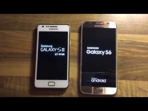 Samsung Galaxy S2 VS Samsung Galaxy S6 Boot and Unlock Challenge Device Comparison