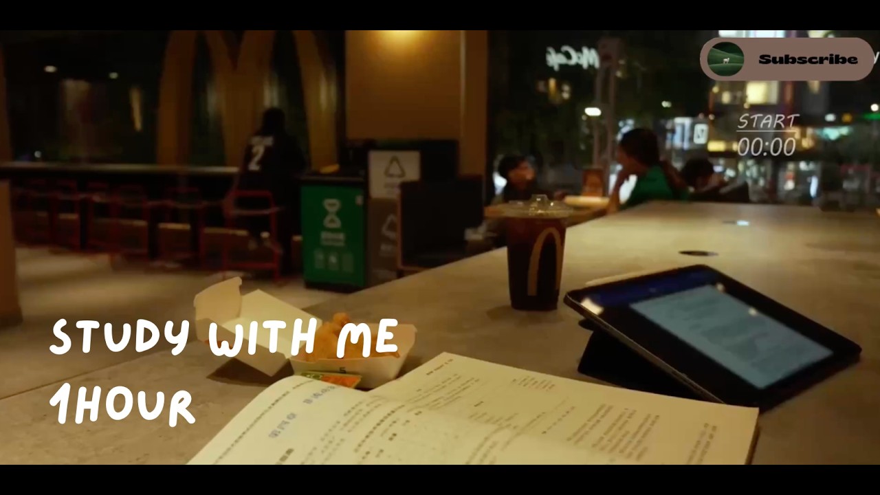 1-HOUR STUDY WITH ME | PEACEFUL DAY | 1小時學習陪伴 🧠🧠🧠#studywithme #studymotivation