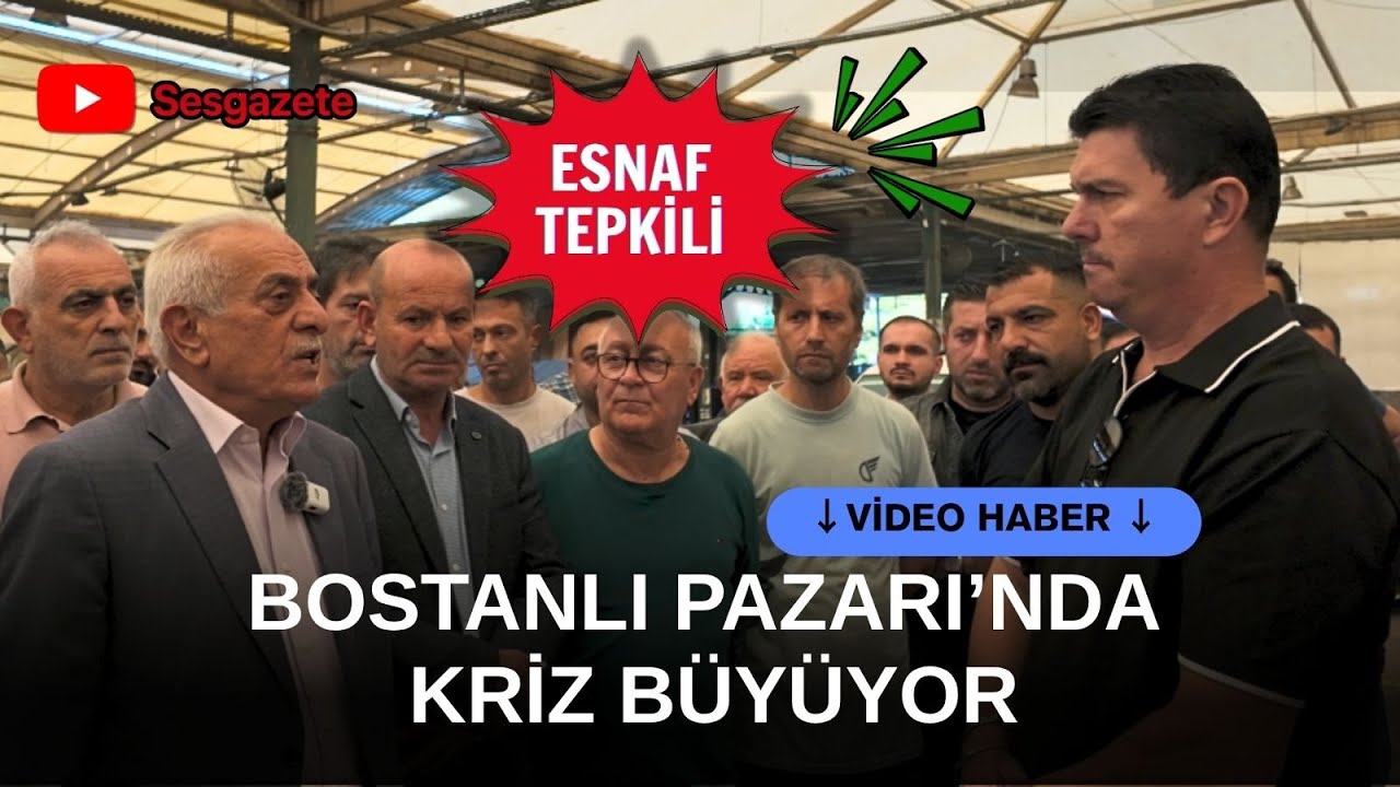 Bostanlı Pazarı’nda Kriz Büyüyor: Esnaf Tepkili, Belediye Kararlı | İzmir’de Gergin Günler