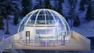 The Largest Polycarbonate Glamping Dome on the Market  By Lucidomes