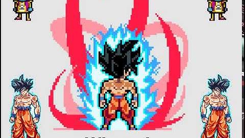 goku vs jiren sprite animation