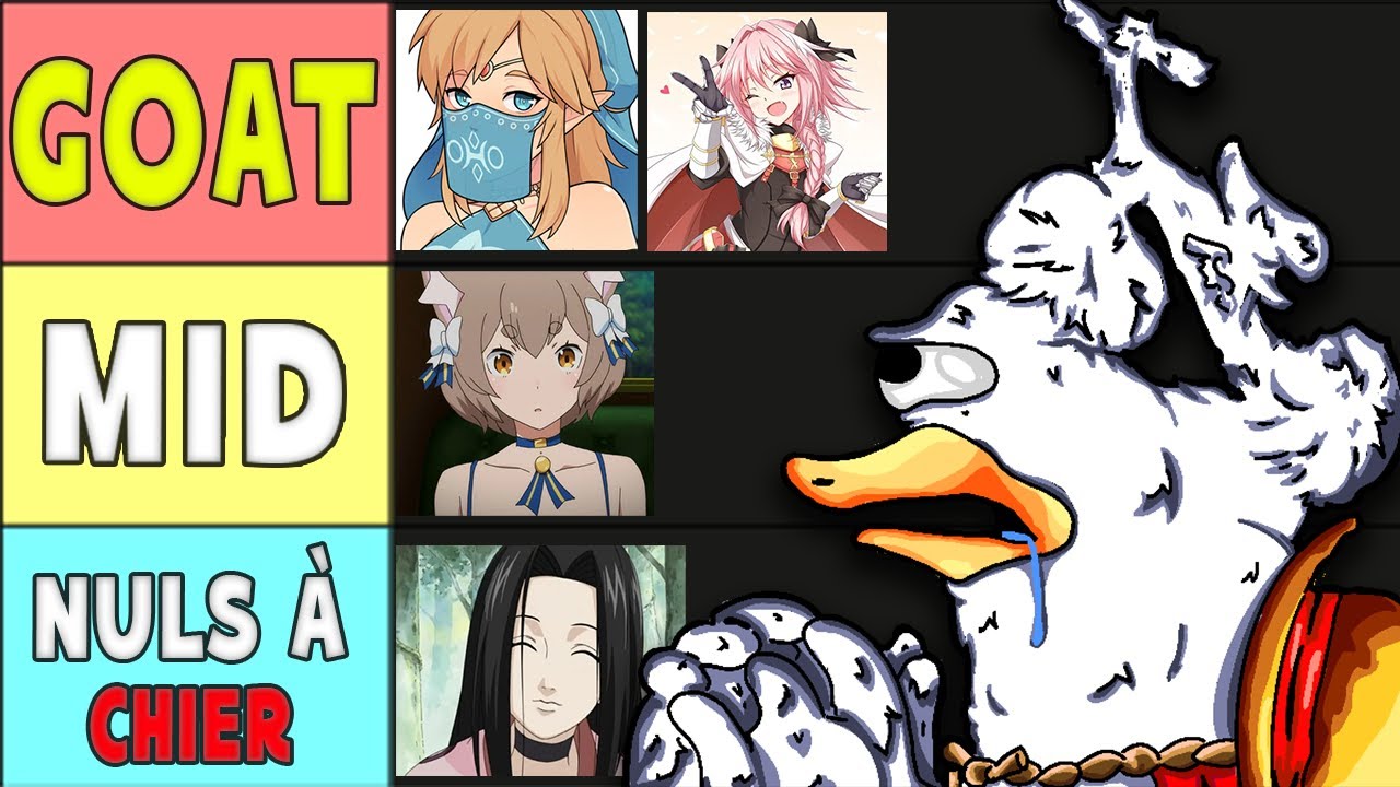 Tier List des Meilleurs FEMBOY ! (c pas gay la vie)