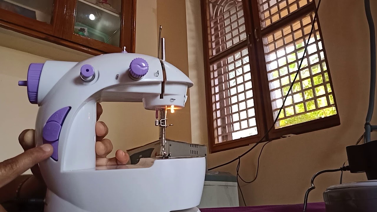 Mini Sewing machine working....... YouTube