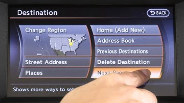 2016 Nissan Quest - Destination Button (if so equipped)