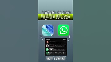 WhatsApp for iOS 26: Liquid Glass Interface (bottom tab bar)