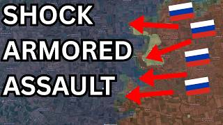 CRAZY Russian Armored Assault STREAMROLLS Ukraine's Defenses In Vozdvyzhivka!