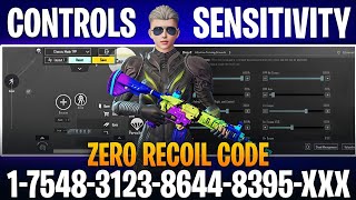 NEW UPDATE 4.4 🔥 BEST SENSITIVITY CODE + CONTROL SETTINGS BGMI/PUBG MOBILE
