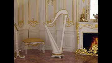 How to make miniature harp (with subtitles)