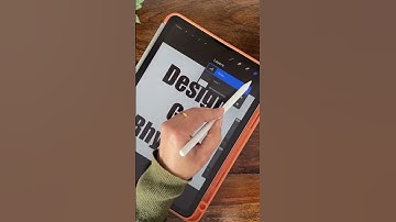 Cool Text Effect In Procreate #shorts #viral #shortsvideo #procreate #ipad