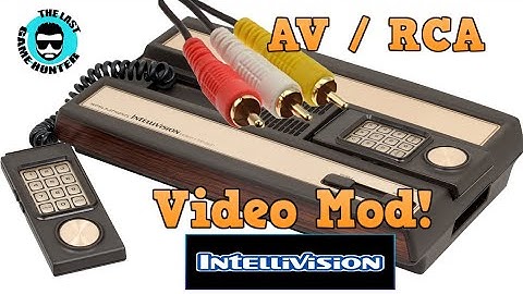 Intellivision AV Mod (RCA / Composite Out) Last Game Hunter