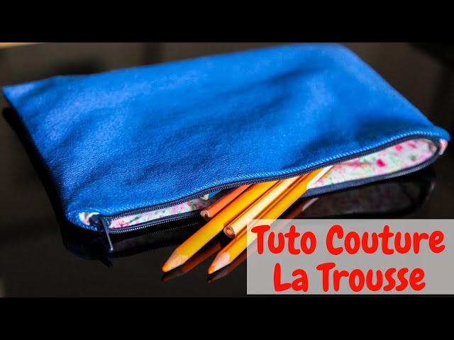 La trousse double pour le CP - coudre pour la rentrée  Trousse double,  Coudre une trousse, Projets de couture