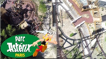TOUTATIS on ride POV | FRONT ROW | 2023 PARC ASTERIX | NEW INTAMIN LAUNCH COASTER