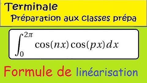 Term Spé Maths Prépa à la prépa-CLASSIQUE-Intégrale trigonométrique avec linéarisation