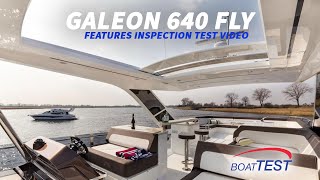 Galeon 640 Fly (2020) Features Video  By BoatTEST.com