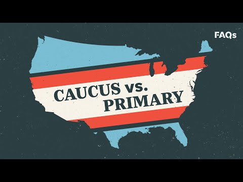 Caucus vs. Primary: what&rsquo;s the difference? | Just The FAQs