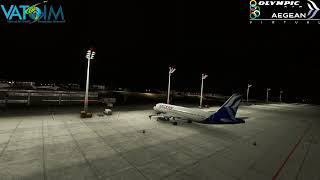 [MSFS] EGSS (Stansted) ✈ EDDM (Munich) | Fenix A320 IAE Olympic Air (Executive division)
