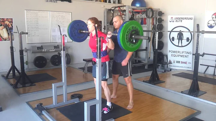 Strength Sports Gym - Zoe 85kg PB Squat