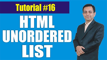 285# Unordered List in HTML (Hindi) || HTML Tutorial 16