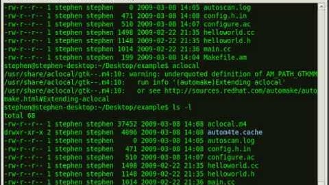 introduction to autotools