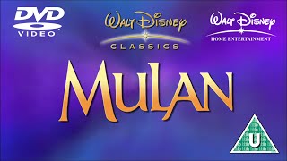 Opening To Mulan Special Edition Uk Dvd 04 Youtube