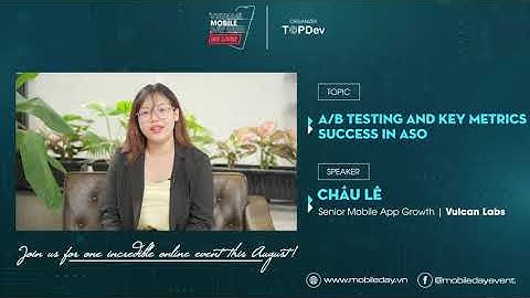 #VMD2020GoLive - Sneak Peek | A/B testing and key metrics for success in ASO