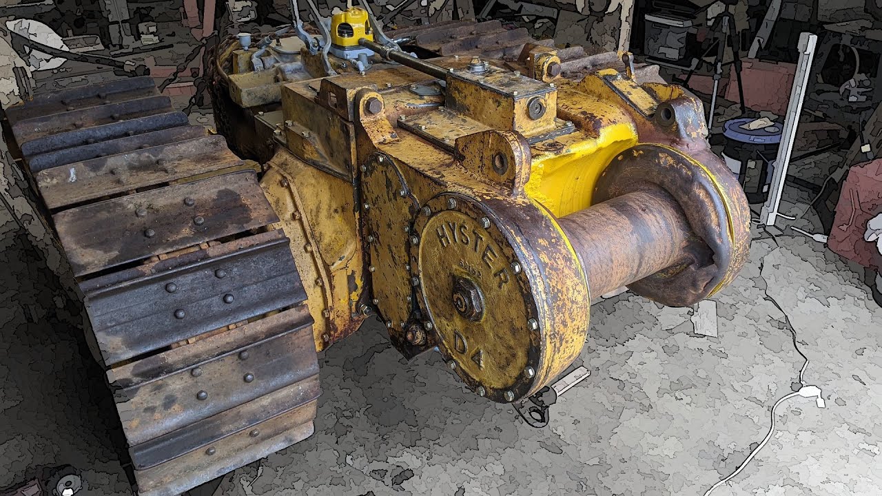 Caterpillar D4 Hyster winch full rebuild and installation (part 3