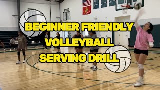 Serving Progression Drill: Volleyball Serving drill for Beginners and Beyond