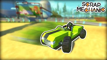 We Tried Making DRIFT Cars with LOW Friction Wheels.... (Scrap Mechanic Multiplayer Monday)