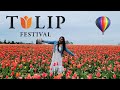 Tulip festival  portland vacation day 2  telugu travel vlog  jayathi puvvada