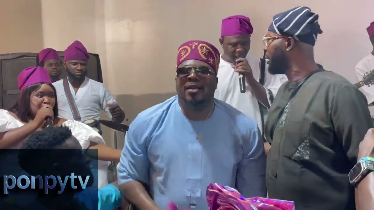 Watch How Popular Juju Musician Hess King Dazzle At 80th Birthday Party Of Mama Arry 