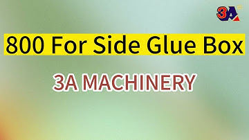 #box #straight #foldergluer #corrugated #gluingmachine #gluer #folder gluer for straight line box