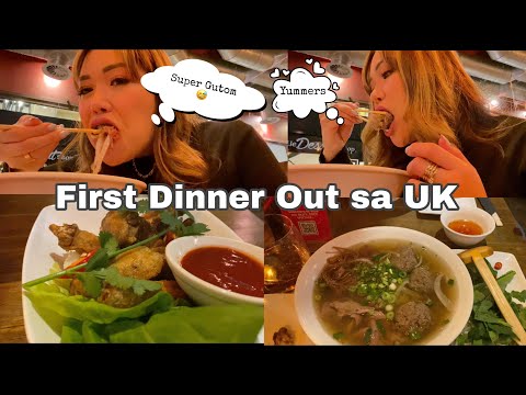 FIRST DINNER OUT SA UK | MUKBANG | UK VLOG | AloeVlogs