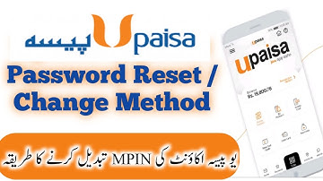 How to reset MPIN in Upaisa App || Upaisa Account Password Reset method || Upaisa MPIN