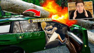 RESGATEI UMA PESSOA em um ACIDENTE DE CARRO! - Accident screenshot 2