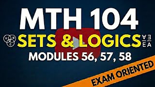 Mth104 Short Lecture Module 56,57,58