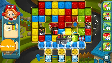 Toy blast 451 Gameplay Puzzle Boosters Walkthrough