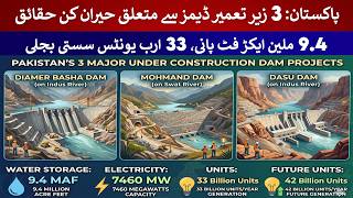 Pakistan’s 3 Mega Dams Revealed – 33 Billion Units of Cheap Electricity! | Rich Pakistan