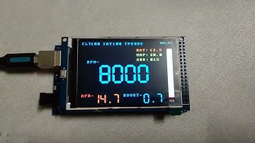 Dashboard LCD TFT Theme 1 for ECU Speeduino Harga 575rb an hub WA 085646399200