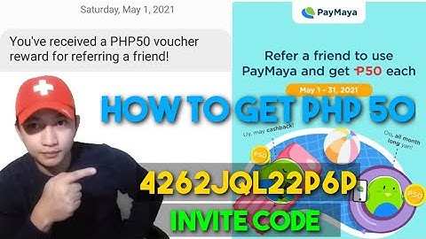 PAYMAYA REFERRAL CODE 4262JQL22P6P #shorts
